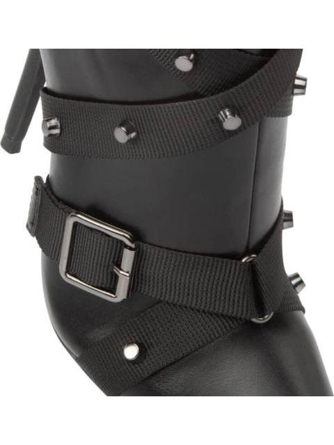 BOTA CON ESTOPEROLES TACON ALTO NEGRO THALIA SODI
