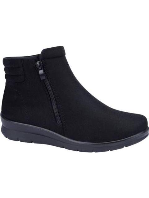 BOTA CONFORT DOBLE CIERRE NEGRO SHOSH
