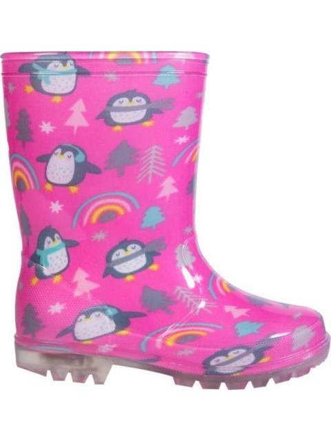 BOTA DE LLUVIA ESTAMPADA ROSA VIVIS SHOES KIDS