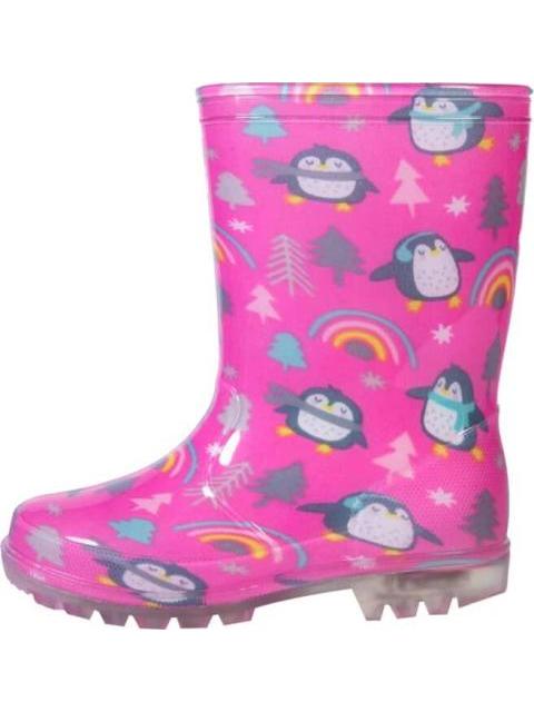 BOTA DE LLUVIA ESTAMPADA ROSA VIVIS SHOES KIDS