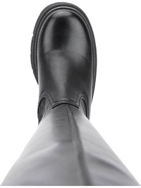 BOTA EXTRA LARGA STRETCH NEGRO TIERRA BENDITA