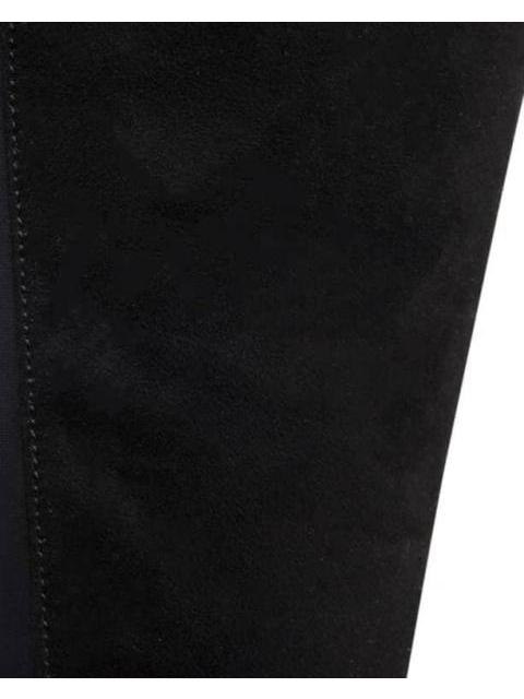BOTA EXTRA LARGA STRETCH NEGRO TIERRA BENDITA