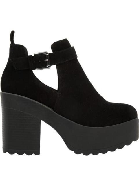 BOTA GAMUZA CON PLATAFORMA NEGRO TIERRA BENDITA