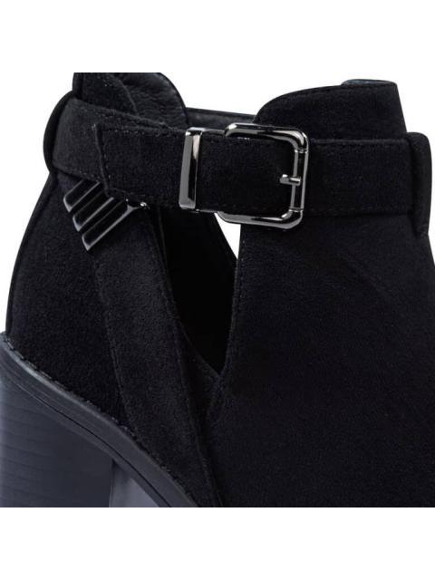 BOTA HEBILLAS METALICAS NEGRO TIERRA BENDITA