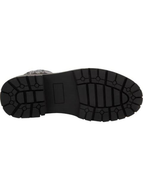 BOTA MILITAR CON PEDRERIA LATERAL NEGRO BELINDA PEREGRIN