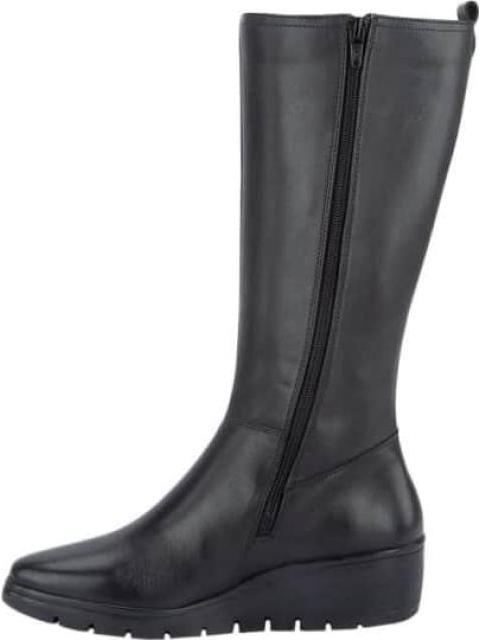 BOTA PIEL VACUNO CON ELASTICO NEGRO FLEXI