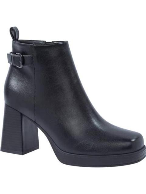 BOTA PU CON PLATAFORMA NEGRO SAO PAULO