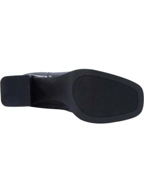 BOTA PU CON PLATAFORMA NEGRO SAO PAULO