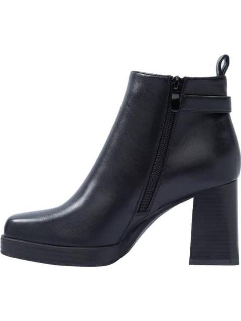 BOTA PU CON PLATAFORMA NEGRO SAO PAULO