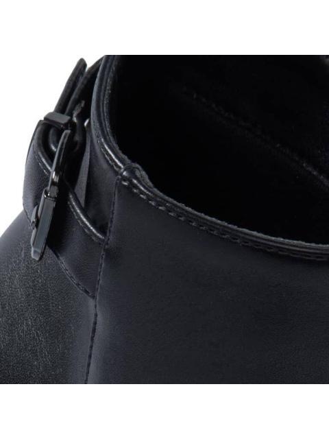 BOTA PU CON PLATAFORMA NEGRO SAO PAULO