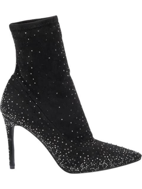 BOTA STRETCH CON PEDRERIA NEGRO THALIA SODI