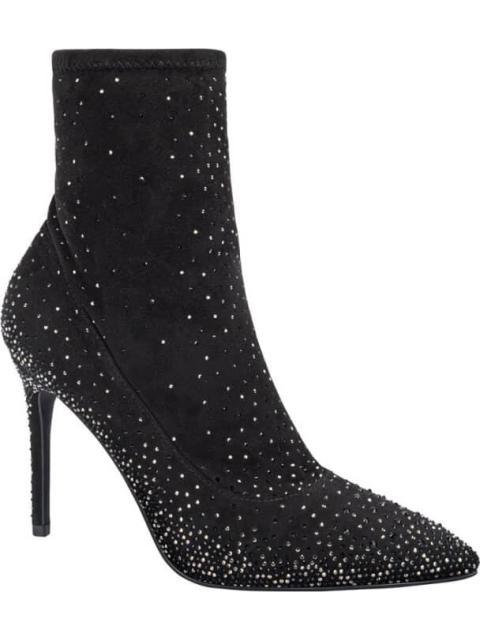 BOTA STRETCH CON PEDRERIA NEGRO THALIA SODI