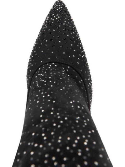 BOTA STRETCH CON PEDRERIA NEGRO THALIA SODI