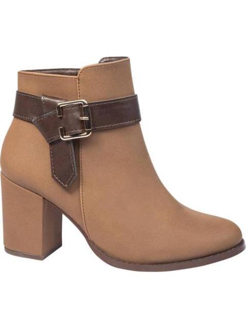 BOTA TEXANA ANTE HEBILLA TACON ANCHO CAMEL TIERRA BENDITA
