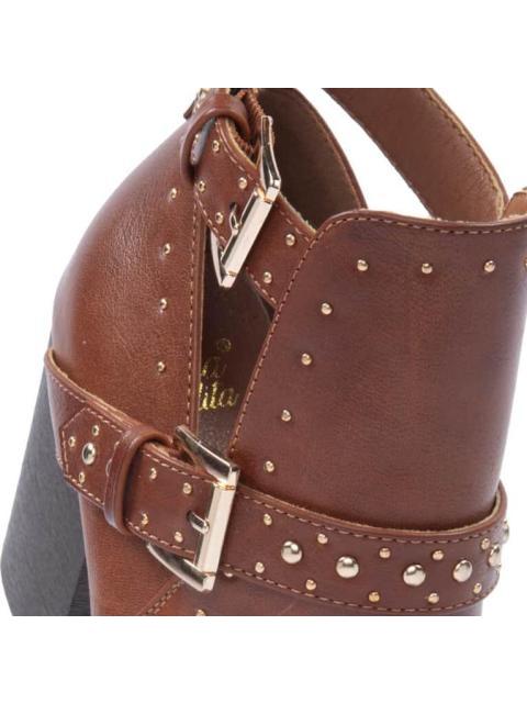 BOTA TEXANA CON ESTOPEROLES COGNAC TIERRA BENDITA
