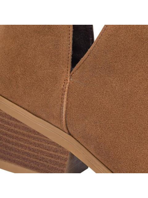 BOTA TEXANA GAMUZA CAMEL TIERRA BENDITA