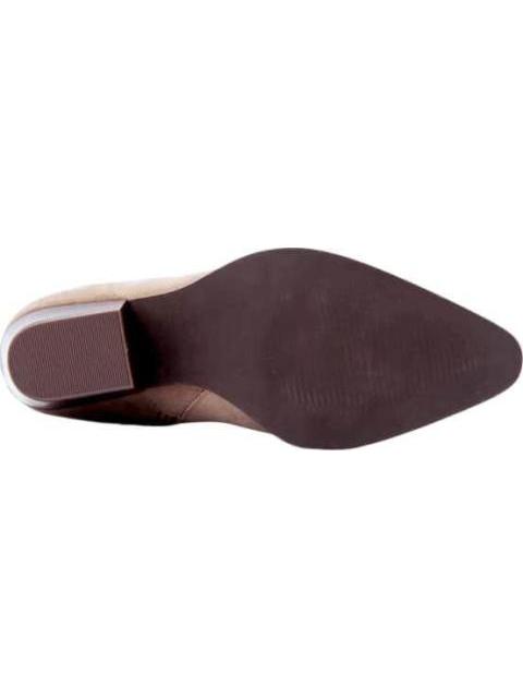 BOTA TEXANA GAMUZA TACON MEDIO TAUPE TIERRA BENDITA DELUXE