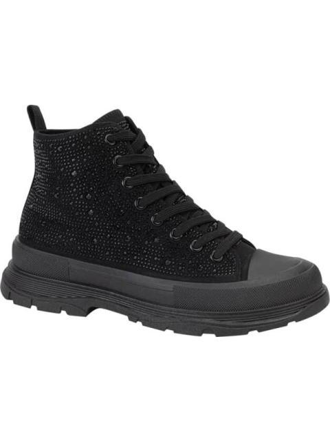 TENIS BOTA CON PEDRERIA NEGRO BELINDA PEREGRIN