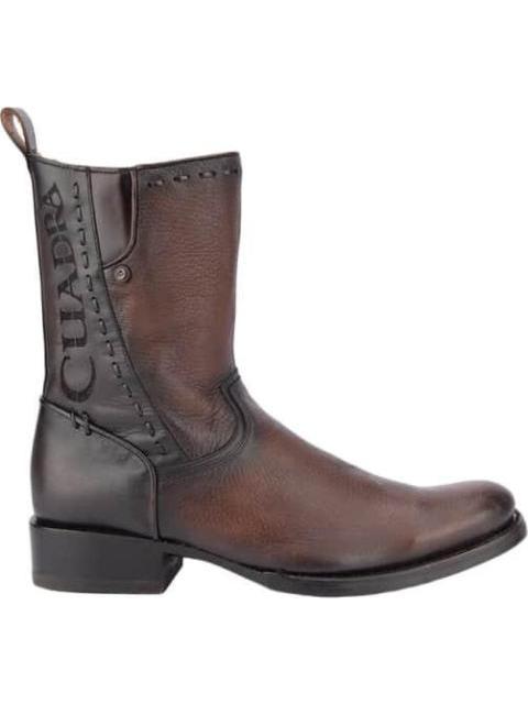 BOTA VAQUERA DE PIEL CAFE CUADRA