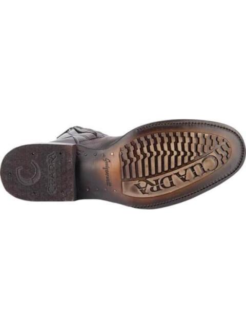 BOTA VAQUERA DE PIEL CAFE CUADRA