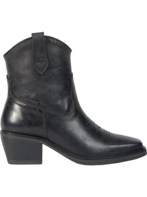 BOTA VAQUERA DE PIEL NEGRO LEVIS