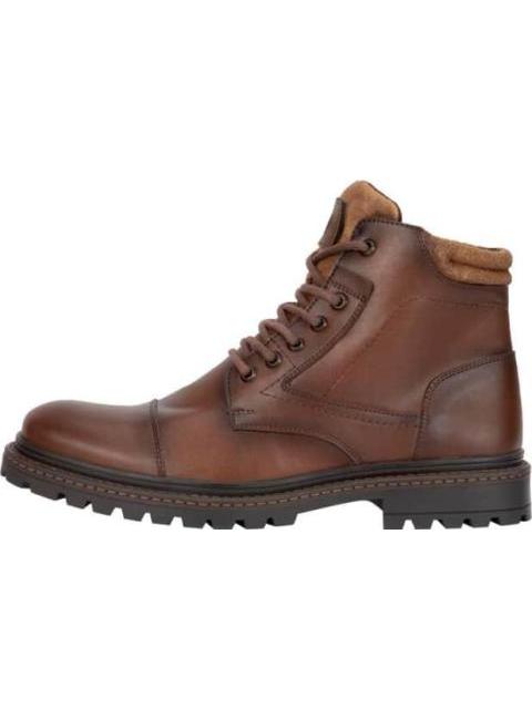 BOTIN CASUAL TIPO LEÑADOR AGUJETA COGNAC LOCMAN