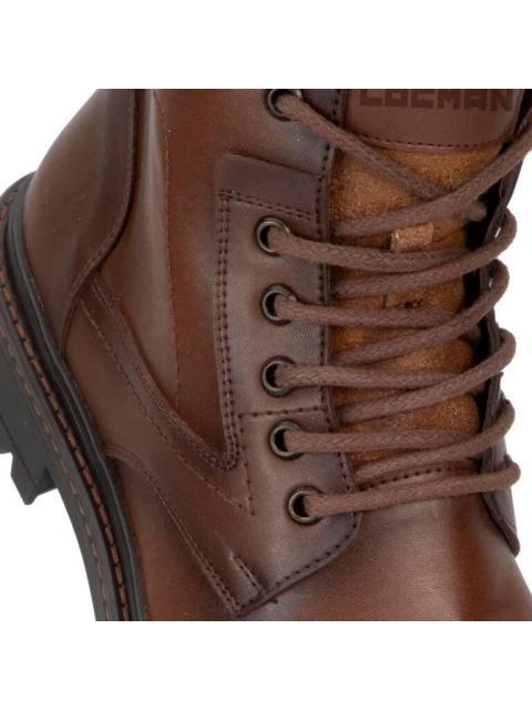BOTIN CASUAL TIPO LEÑADOR AGUJETA COGNAC LOCMAN