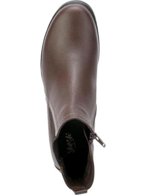 BOTIN CONFORT TACON DE CUÑA ROJO LADRILLO SHOSH CONFORT