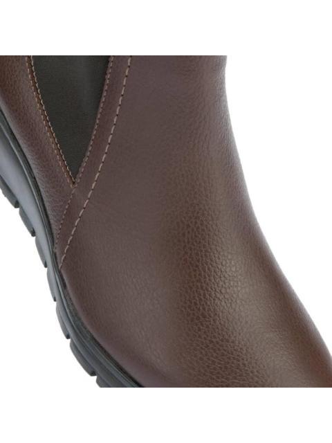 BOTIN CONFORT TACON DE CUÑA ROJO LADRILLO SHOSH CONFORT