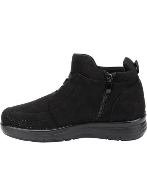 BOTIN GAMUZA NEGRO SHOSH CONFORT