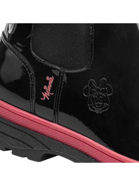 BOTIN MINNIE MOUSE NEGRO MINNIE