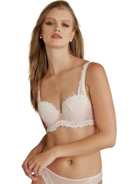 BRASIER BORDADO ROSA LOVE TO LOUNGE
