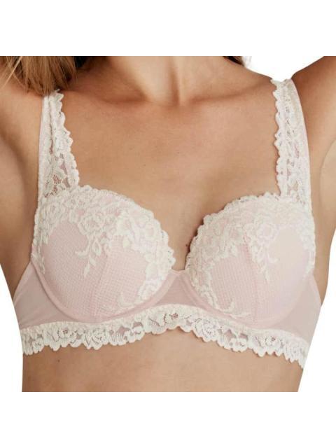BRASIER BORDADO ROSA LOVE TO LOUNGE