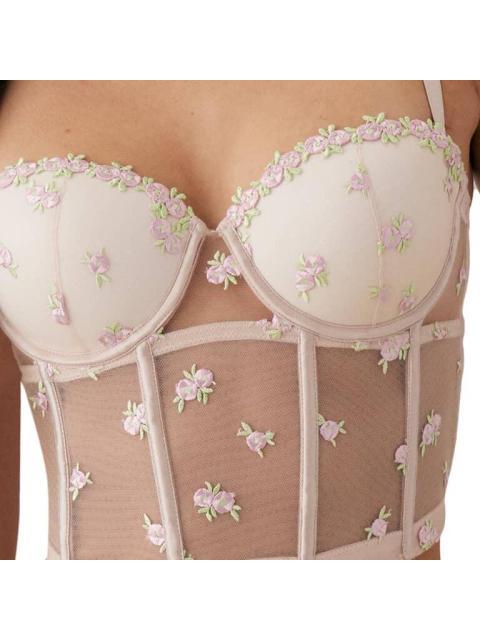 BRASIER BUSTIER ROSA LOVE TO LOUNGE