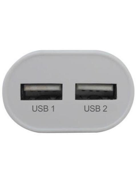 BROBOTIX CARGADOR USB 161264A 2X USB 2.0 AZUL