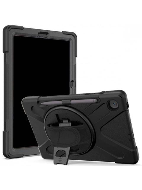 BROBOTIX FUNDA USO RUDO CON CORREA Y GIRO 360° PARA SAMSUNG GALAXY TAB S6 LITE NEGRO