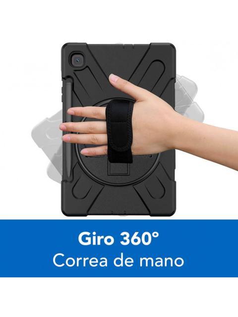 BROBOTIX FUNDA USO RUDO CON CORREA Y GIRO 360° PARA SAMSUNG GALAXY TAB S6 LITE NEGRO