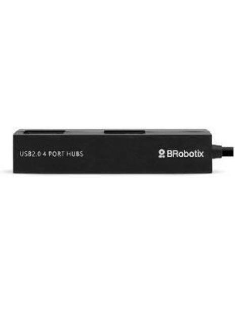 BROBOTIX HUB USB 2.0 - 4X USB 2.0 480 MBIT-S NEGRO