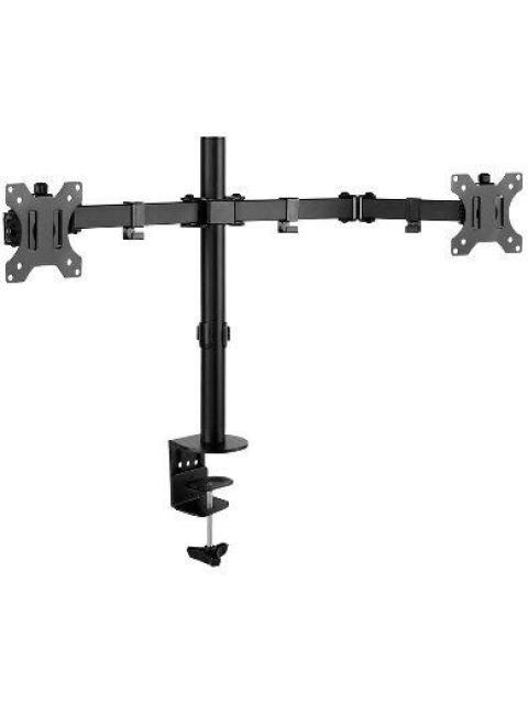 BROBOTIX SOPORTE DE ESCRITORIO PARA 2 MONITORES 13 A 32? 8 KG NEGRO