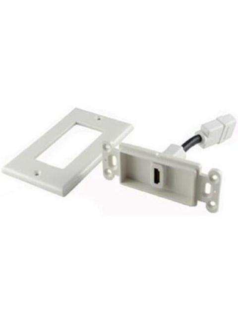 BROBOTIX TAPA HDMI 1 PUERTO HEMBRA CON CABLE PIGTAIL
