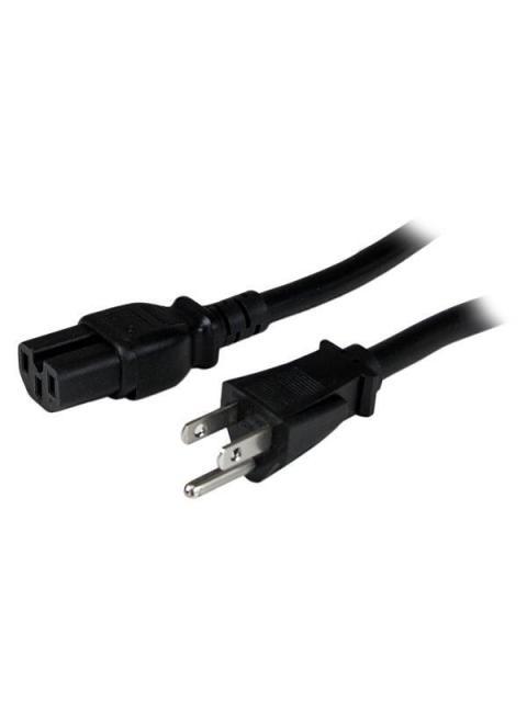 CABLE 1.2M ALIMENTACION 14AWG PC NEMA5-15P A C15 STARTECH PXT515C154