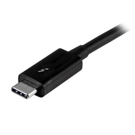 STARTECH  CABLE THUNDERBOLT 3 USB-C MACHO - USB-C MACHO 2 METROS NEGRO PARA MACBOOK