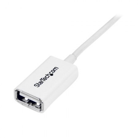 STARTECH  CABLE USB A MACHO - USB A HEMBRA 3 METROS BLANCO