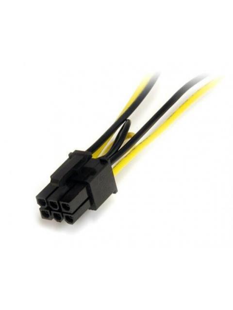 STARTECH  CABLE ADAPTADOR DE ALIMENTACION SATA A TARJETA DE VIDEO PCI EXPRESS 15CM