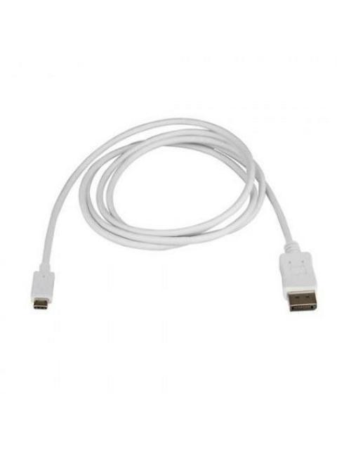 STARTECH  CABLE USB-C MACHO - DISPLAYPORT MACHO 1.8 METRO BLANCO