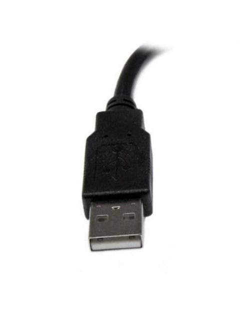 STARTECH  CABLE DE EXTENSION USB 2.0 MACHO - HEMBRA 15CM NEGRO