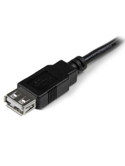STARTECH  CABLE DE EXTENSION USB 2.0 MACHO - HEMBRA 15CM NEGRO