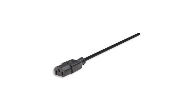 MANHATTAN CABLE IEC 60320 C13 MACHO - NEMA 5-15 MACHO 1.8 METROS NEGRO