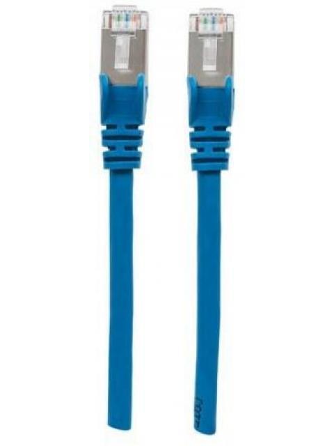 INTELLINET CABLE PATCH CAT6A STP RJ-45 MACHO - RJ-45 MACHO 1 METRO AZUL