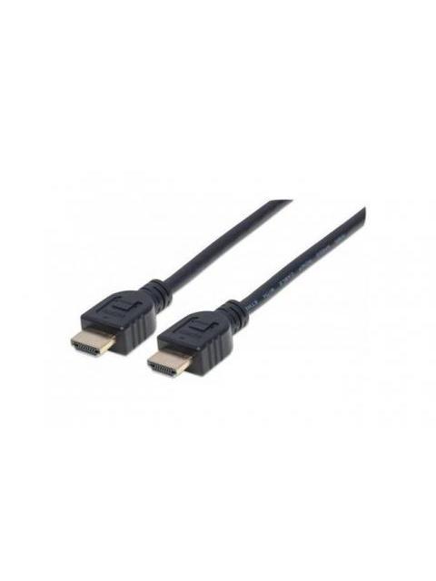 MANHATTAN CABLE HDMI MACHO - HDMI MACHO 4K 60HZ 1 METRO NEGRO